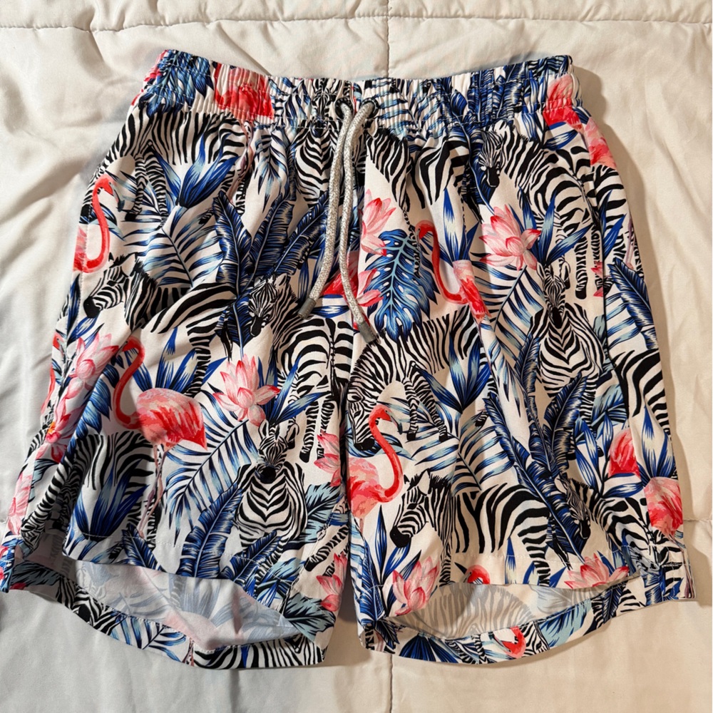 H&M Multicolor Tropical Print Men's Shorts